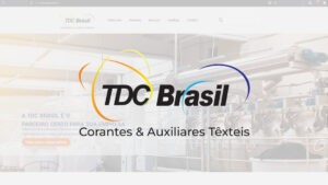 Desenvolvimento de site institucional, catálogo de produtos e comunicação digital para a TDC Brasil, com foco em SEO, apresentação técnica das soluções e fortalecimento da marca no mercado têxtil.